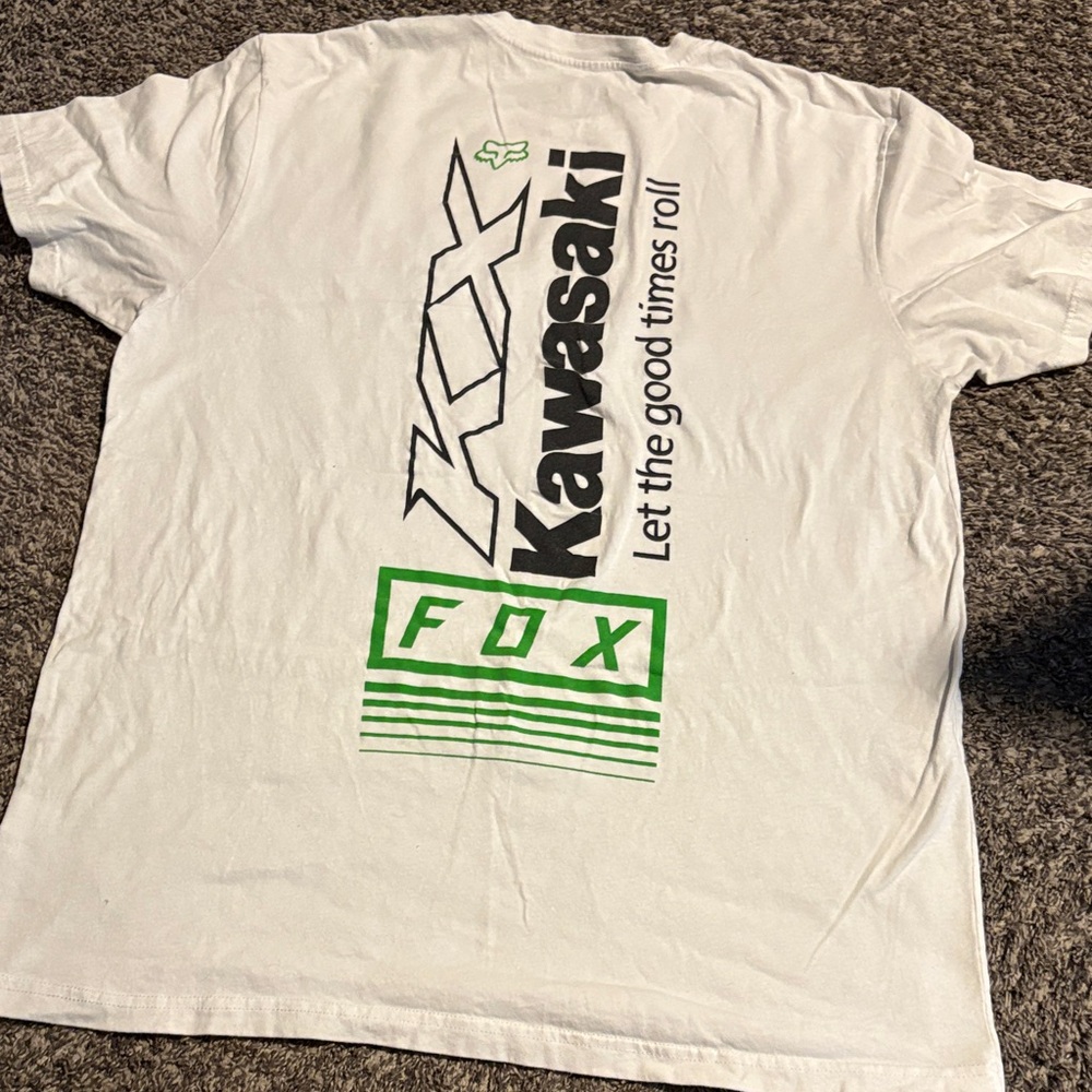 Fox White Short Sleeve Tee
